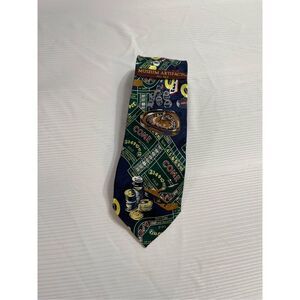 NWT Museum Artifacts All Silk Casino Tie Neck Tie New